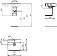���������� Ideal Standard Lux STRADA II T292801 500�430 �������, ��������� ��� ���������