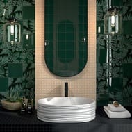 �������� KERAMA MARAZZI AMAREMARE Artbasin Sabbia ���������, 500�366�180, ����� ���. SA.wb.50\WHT.M