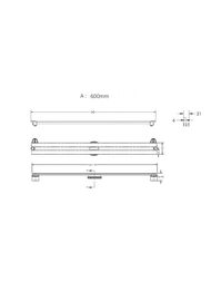 ������� ����� BERGES SUPER Slim 600 ������ ������, ������� ������, S-����� D50 H60, 092152