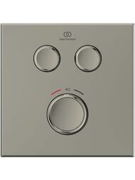 Ideal Standard CERATHERM NAVIGO Смеситель для душа A7302GN встраив,термостат,вн часть,серебр.шторм