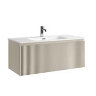 Тумба подвесная SANCOS Snob R 1.0 995х445х406, 1 ящик, доводчик, Beige Soft ,SNR1.0100CE