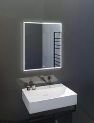 Раковина KERAMA MARAZZI TECNOLOGICA Logica мебельная/подвесная 700х480х145, без отверстия, белая гл. LO.wb.70.0