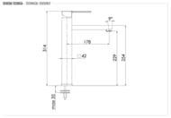 Смеситель для раковины Remer Qubika Q10L, хром