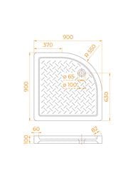 ������� ������ RGW CR/R-099 (900�900�100) �����������, ��������, ����� 19170499-01