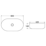 �������� ��������� BelBagno 600�420�140 ��������, ��� ���. ��� ���������, ����� ���. BB1084-H311