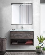 ������� BelBagno Kraft (800x32x800) ���������,����. ���.,��������SPC-KRAFT-800-800-LED-TCH-WARM-NERO