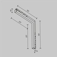 �������� ���������� Maytoni Basis Angle (����� ����) TR102-24W-DS-W Exility 2700-6000K 24�� 120� Dim Smart, IP20, �����