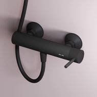 Смеситель AM.PM Libre для душа, настенный, однозахватный, черный матовый F6020022