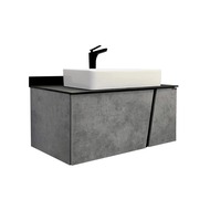 Тумба COMFORTY Эдинбург-90 (900х540х520) подвесная, столеш,. раковина, бетон светлый 00004149881