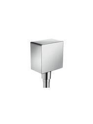 Шланговое подключение Hansgrohe Fixfit Square с клапаном обратного тока, цвет: хром 26455000