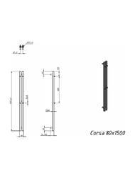 GROTA CORSA ������ �������� 80x1500 �������, ������ �����., 1/2", �������. ����. �����, � ��������