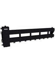 Балансировочный коллектор Gidruss BM-150-5D до 150 кВт, 1 1/2", 4 контура, бок.контур, черный муар