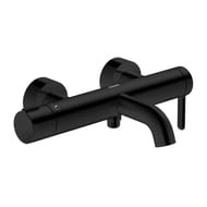 Смеситель Duravit C.1 для ванны настенный с изливом и ручкой, черный матовый C15230000046