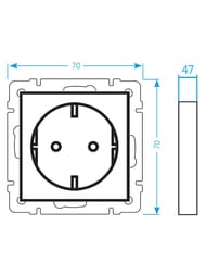 Розетка Werkel Wi-Fi (серебряный) W1171606