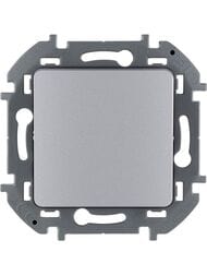 Переключатель LEGRAND INSPIRIA 1-клавишный 6 A 250 В алюминий 673692