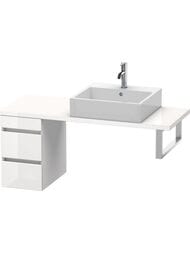 Тумба под столешницу Duravit DuraStyle (300х512х478) 2 ящика, белый глянец DS532502222