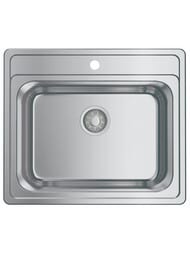 Мойка Omoikiri ASHI 56-IN (555х500х200) монтаж врезной, нержавеющая сталь 4993449