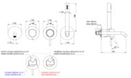 Смеситель для ванны Remer X Style X96S03ROXXCFP, черный брашированный хром — миниатюра 1