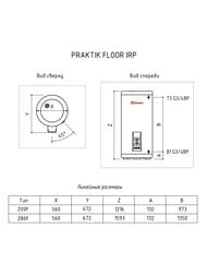��������������� ������������� Thermex PRAKTIK FLOOR IRP 200 F, ���������