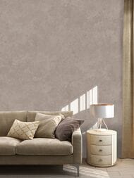Обои флизелиновые Hygge II Summer Hg10 012 (1,00х10,05) штукатурка, коричневые (рул.)