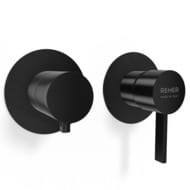 Смеситель для душа Remer Metrica MC93ZPWBGM, оружейная сталь PVD