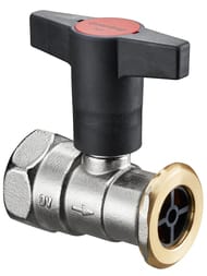 Кран шаровый Oventrop Optibal P 1 1/4"х1 1/2"ВВ DN-32 для обвязки насоса, латунь 1078173