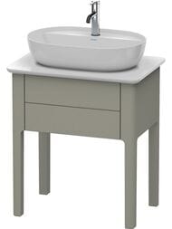 Тумба под раковину Duravit Luv 638х743х450 1 ящик, серый матовый лак LU956009292