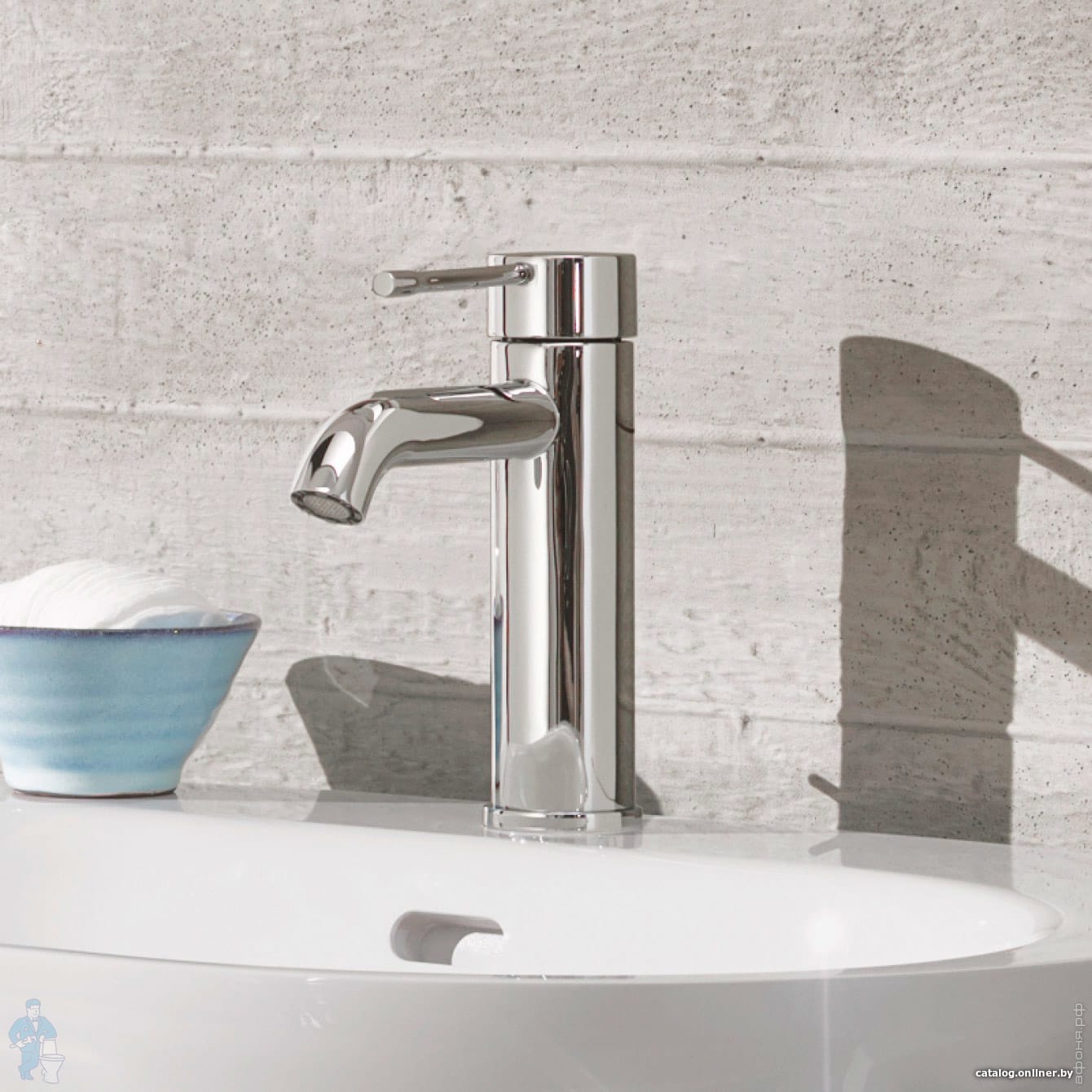 Смеситель Grohe Essence 23589001 для умывальника однорычажный, S-Size ...