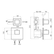 ��������� ��� ���� Bossini Rectangular Z033201.030 ���������, ������� ���������� �����������, ����