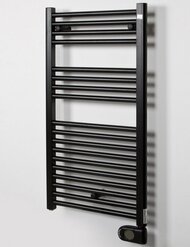 Полотенцесушитель электрический Zehnder Aura PBEBZ-090-50/MQ RAL9005 matt