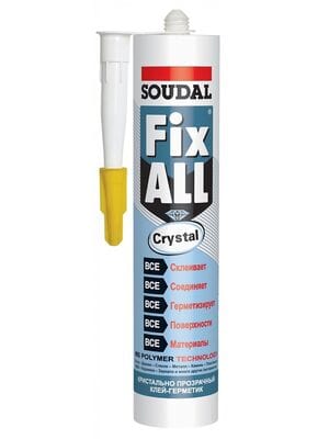 ���� �������� SOUDAL Fix All Crystal, �������������, ����������, 290��.,  119130