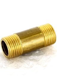 Бочонок Tiemme 1/2"х50мм НН латунь, 1500198(1540G04050)