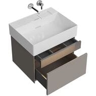Тумба под раковину KERAMA MARAZZI TECNOLOGICA Logica подвесная с ящиками, 564х460х403, песчаный LOG.60.2\SAN