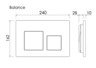 ������� ����� Ceramicanova Balance CN12-002GG ��� �����������, ������� Square, ��������� �����