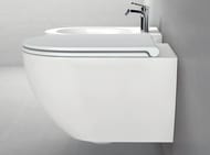 Сиденье для унитаза Azzurra Comoda с микролифтом, быстросъемное, белое COM1800/F bi