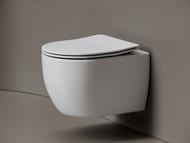 Унитаз подвесной Ceramicanova Игра (Play) Торнадо 49 см сиденье микролифт крепления белый арт CN3001T