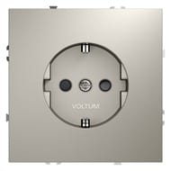 Розетка со шторками Voltum S70 VLS040203, кашемир