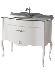 Тумба под раковину Caprigo Бурже 100 bianco antico 1050х950х460 11014-011