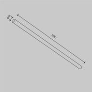����������� ��� ������� Maytoni Axity (������) CA001-L500-B, IP20, ������