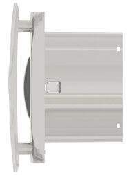 Вентилятор ERA WAVE D100 накладной, 100 м3/ч, 25 дБ, обр. клапан, серый, WAVE 100C Gray