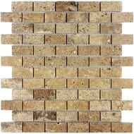 ������� �� ������������ ����� Caramelle Geomosaica Travertino Brown (34) POL 23x48 (300�300x7) (��.)