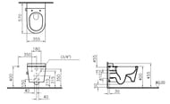������ ��������� Vitra Nest (355x570�455) ������� ����, �������, ��������.����., ����� 5176B003-6233