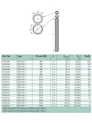Шпилька Walraven BIS 4.8  М6, 1 м, 6303006