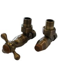 Уценка! SCHLOSSER Комплект клапанов ELEGANT STYLE GZ1/2х1/2 угловой с руч. регулир.,латунь 604800033