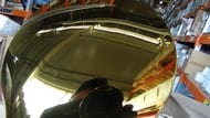 Уценка! %Душевая система AM.PM X-Joy F0785A499 смеситель-термостат, верхний и ручной душ, золото - уценка. — изображение 3
