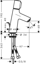 ��������� Hansgrohe Talis Select S 72040000 ��� �������� �� ������� ����������, ������������, ����