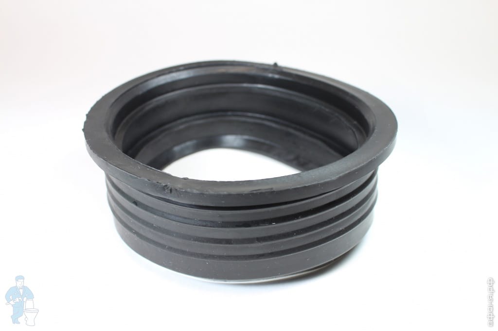 Переход резиновый пластик-чугун.123х110мм | Афоня.рф, цена 80 руб.?