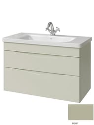 Тумба под раковину Caprigo Ленто 90 900х455х582 подвесная, 2 ящика, пикрит 36213-TP814