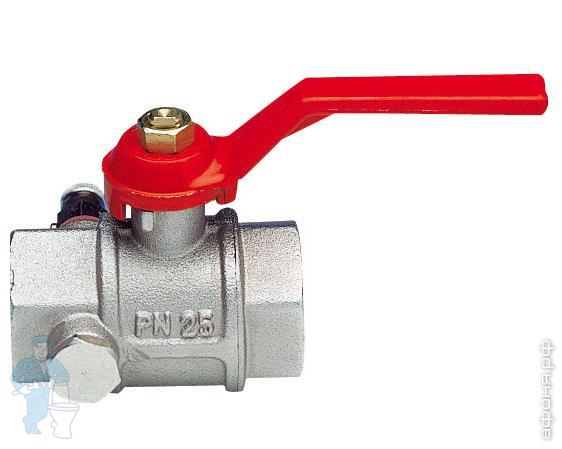 *S.245 Кран шаровый 1/2\"ВВ \"ENOLGAS\" с дренажем и воздухоотводчиком ...