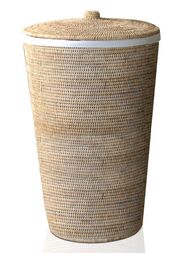 Корзина для белья Decor Walther BASKET WB 400х400х650 с крышкой, ротанг светлый 0922091